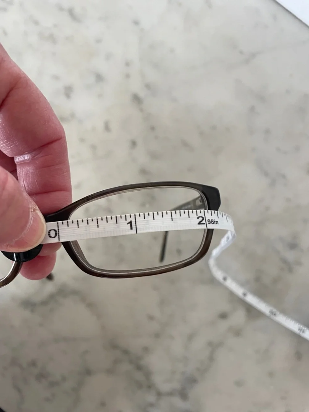 BURBERRY Havana Brown Tortoiseshell Rectangular RX Glasses